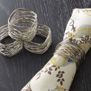 Langley Street Square Wire Napkin Rings LGLY4479